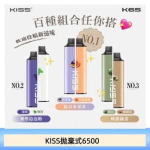 凱斯KISS 6500口一次性/拋棄式電子煙彈磁吸式混搭口味充電款