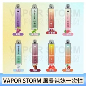 VAPOR STORM風暴辣妹一次性主機充電7500口（5%）