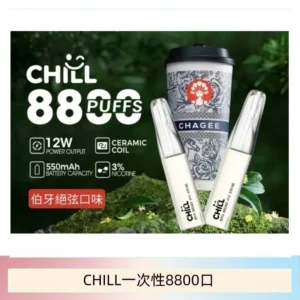 10種口味｜鴨嘴獸CHILL 8800口一次性電子菸 8ml大容量煙油